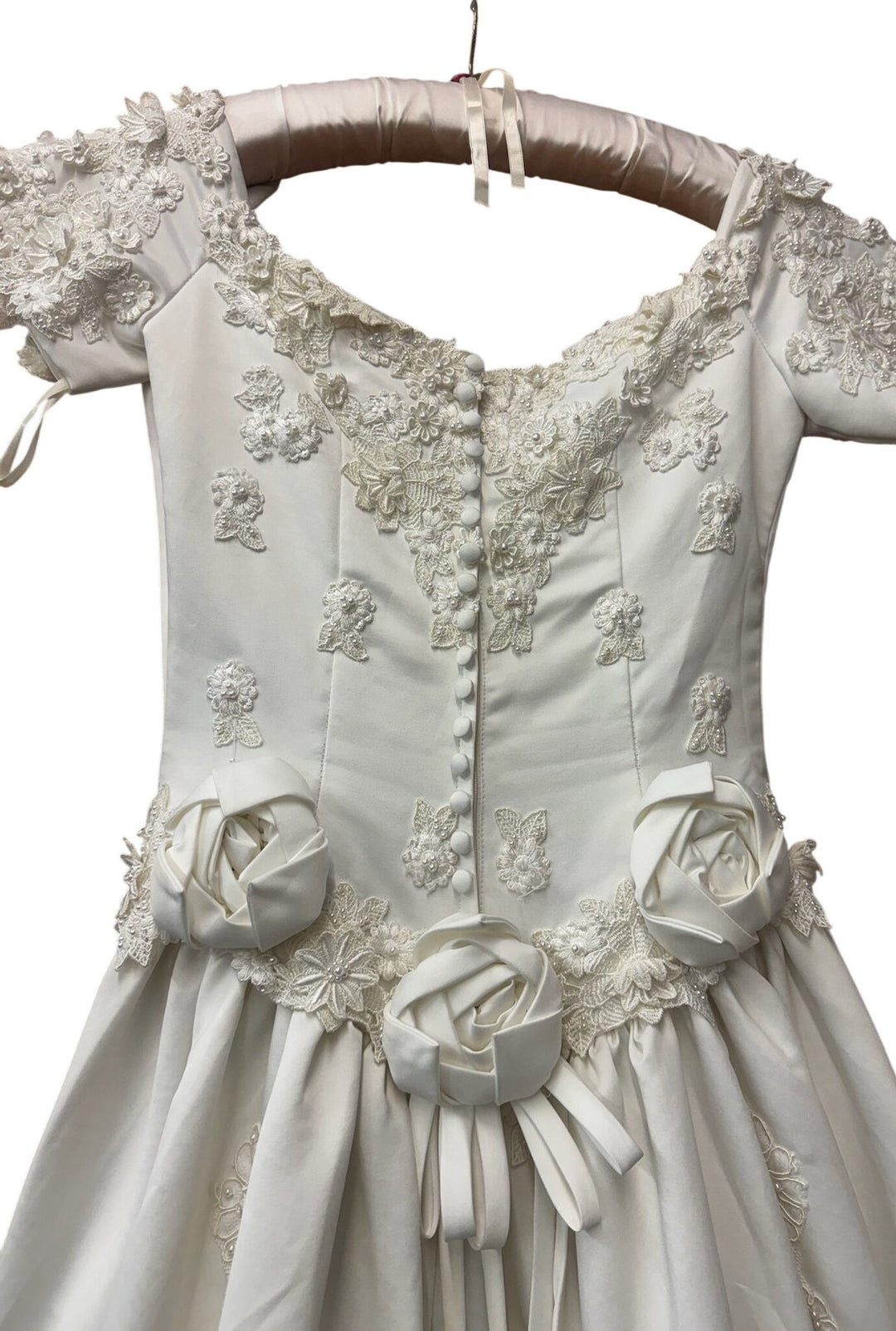 Embellished Ivory Wedding Gown