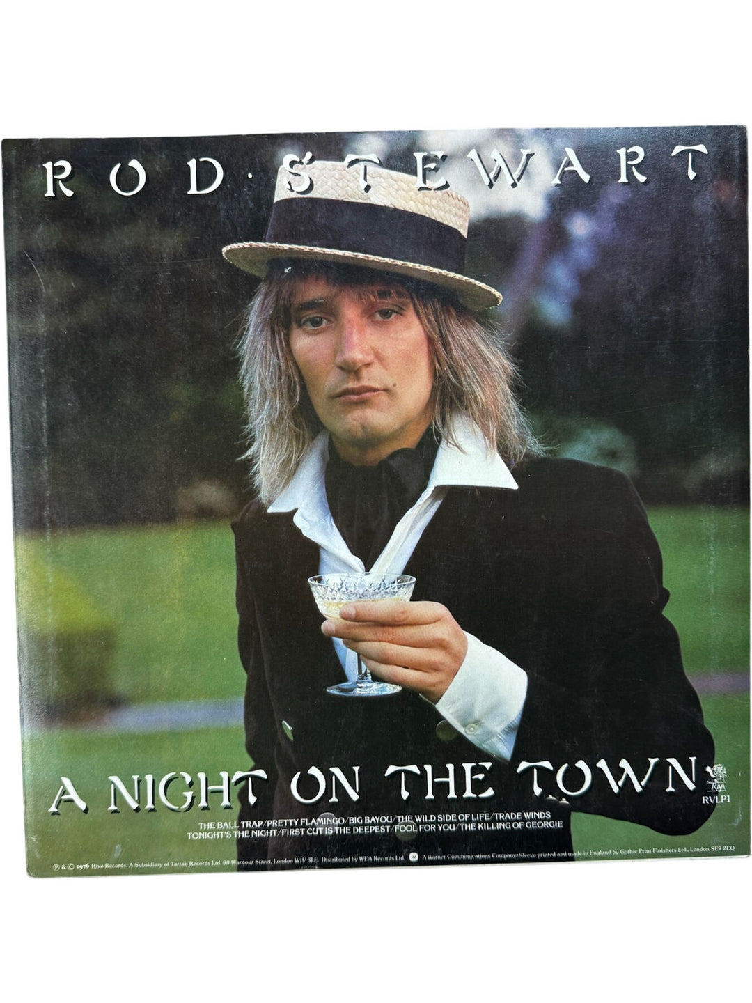Rod Stewart A Night On The Town Vinyl - Very Good