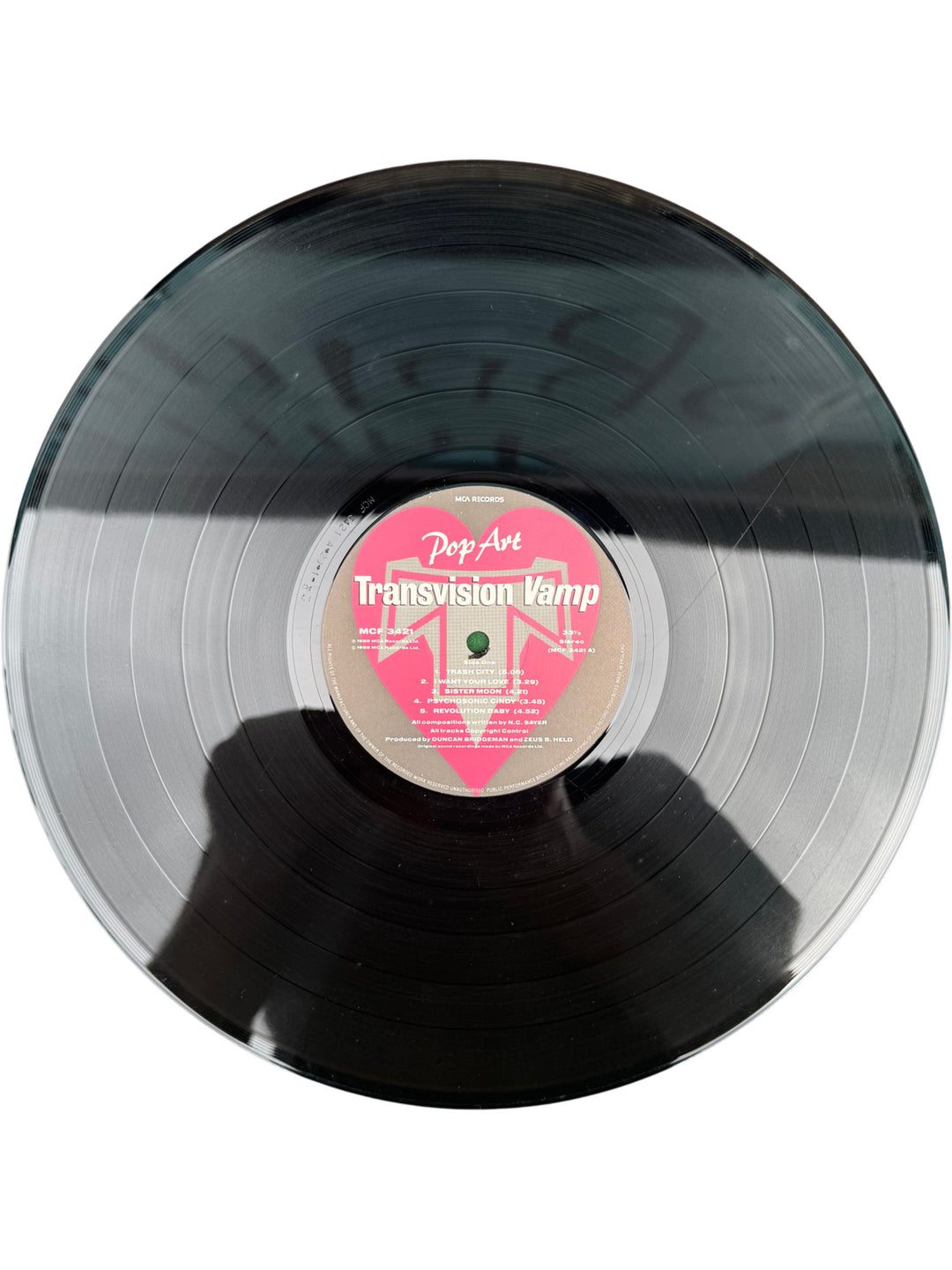 Transvision Vamp Pop Art Vinyl Record - Think Vintage