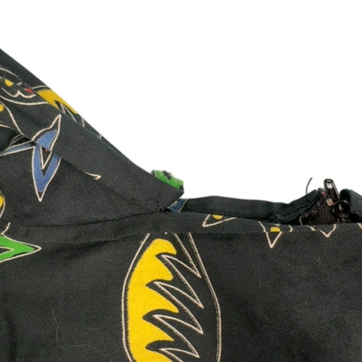 Retro Abstract Pattern Sleeveless Top - M - Think Vintage