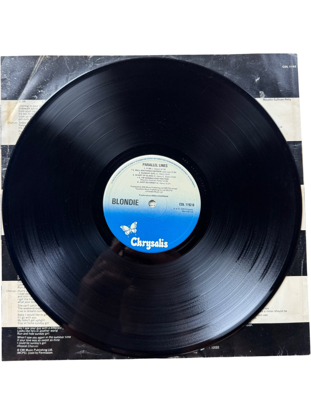 Blondie Parallel Lines LP Album - Very Good