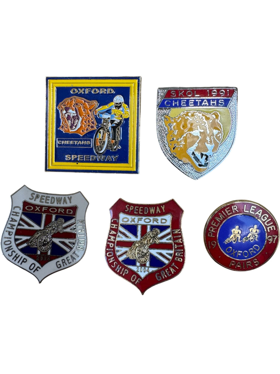 Oxford Speedway Cheetahs Badges