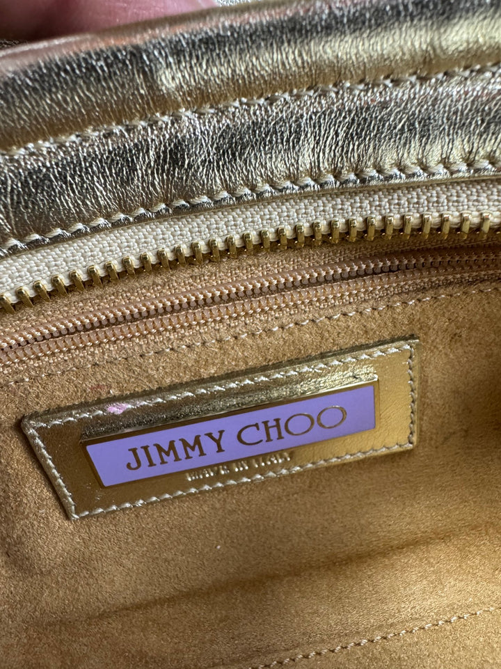 Jimmy Choo Metallic Clutch Bag