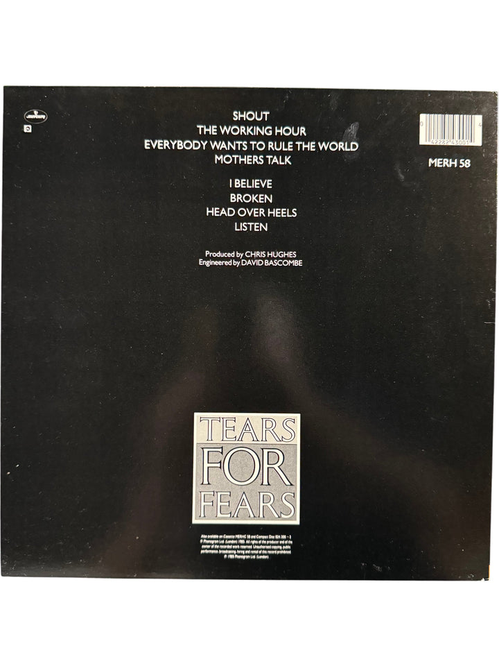 Tears For Fears Songs From The Big Chair Vinyl - Think Vintage
