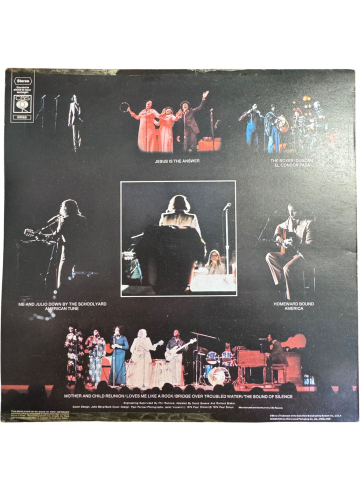 Paul Simon Live Rhymin' Vinyl Record - Very Good