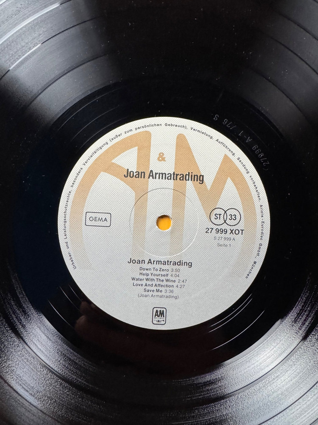 Joan Armatrading Vinyl Record - Very Good