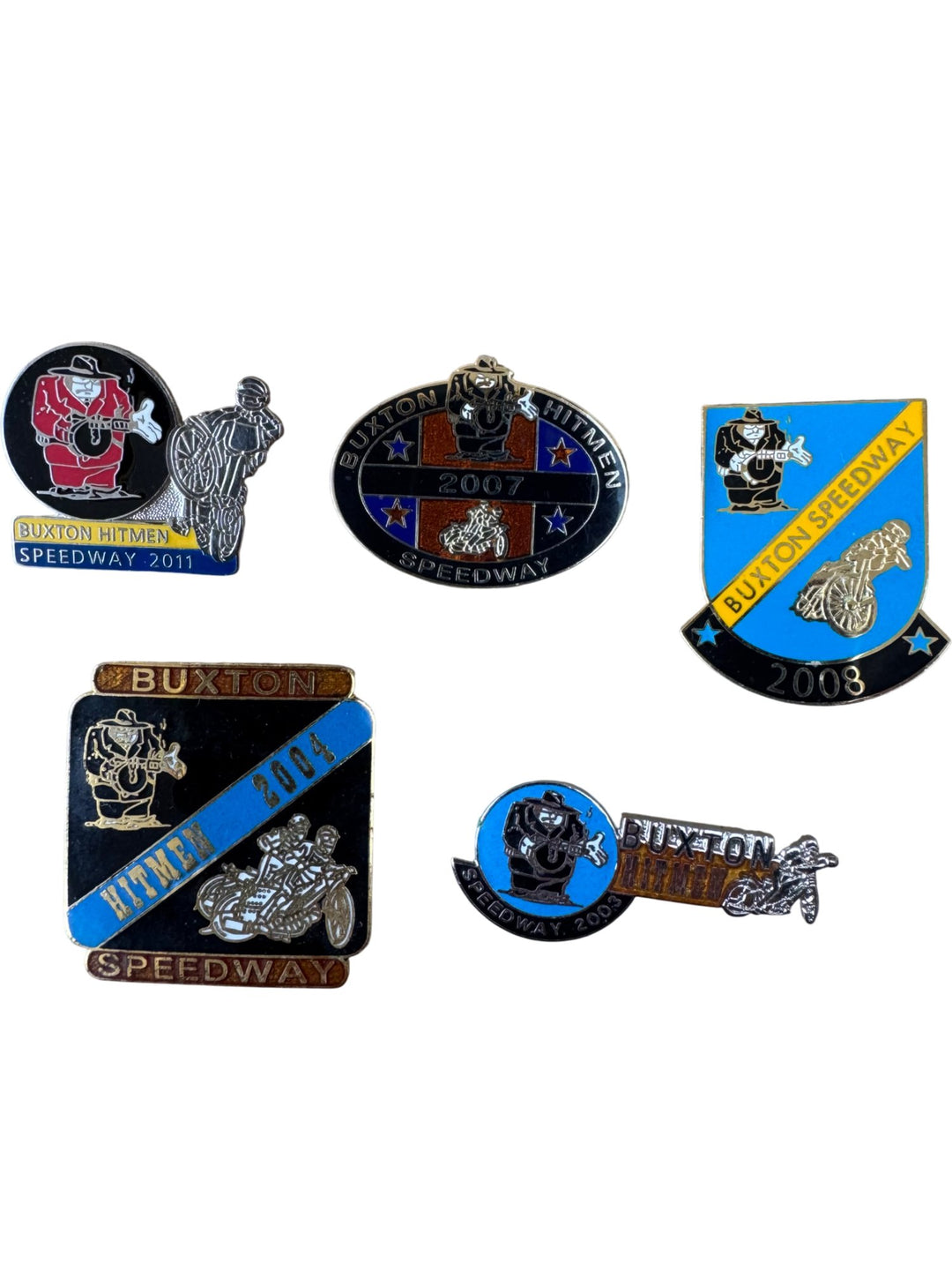 Buxton Hitmen Speedway Badge Collection