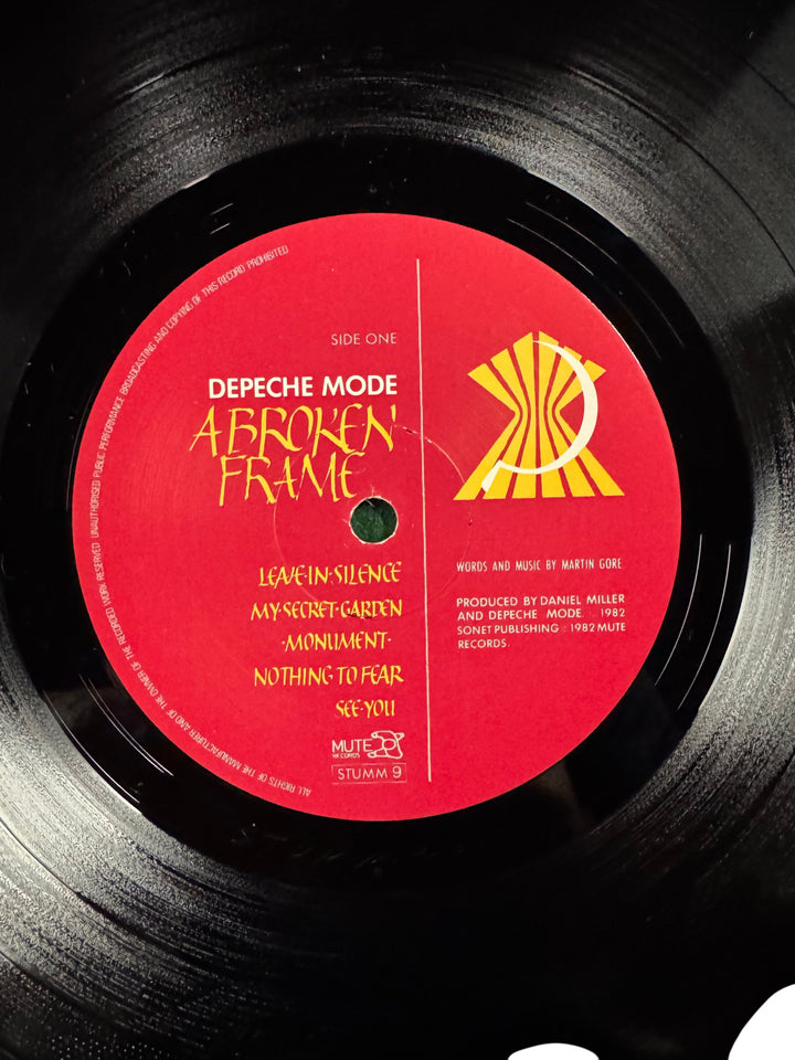 Depeche Mode A Broken Frame Vinyl Album - Think Vintage