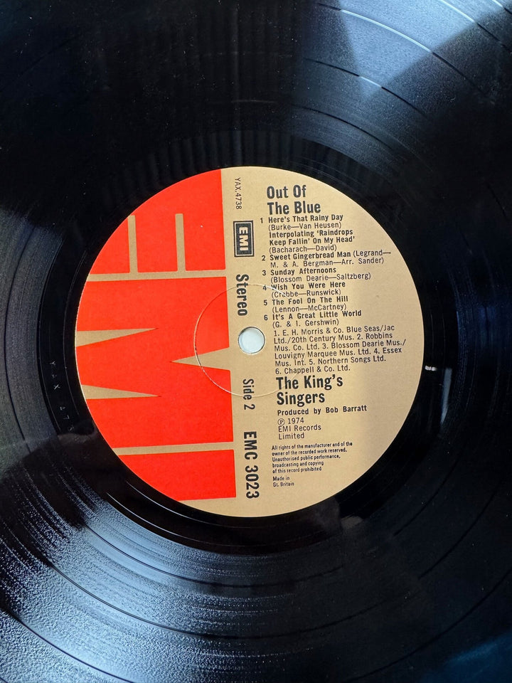 The King's Singers Out Of The Blue Vinyl - Very Good