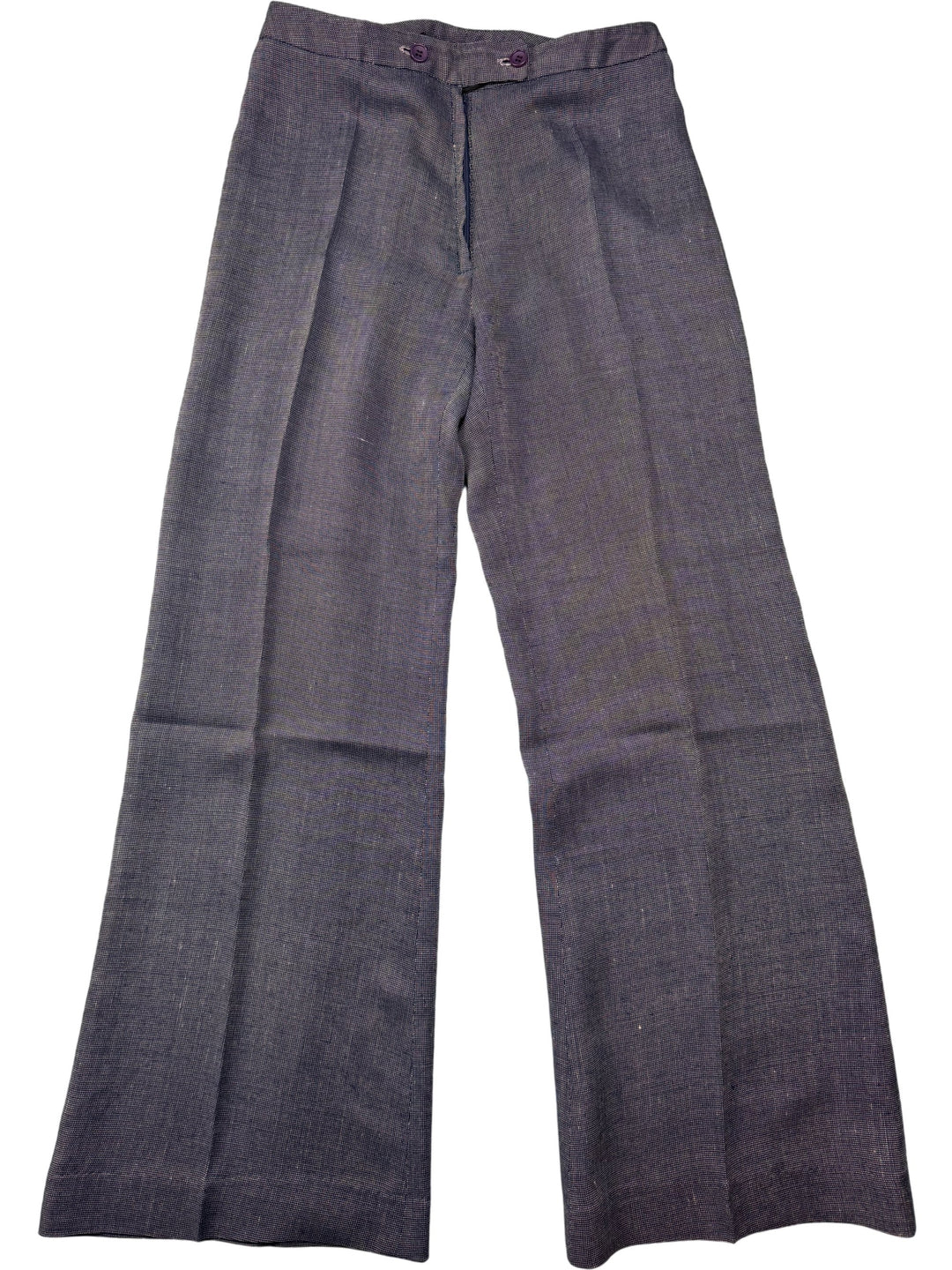 1970s Peters Brothers Blue Suit with Belt - Think Vintage