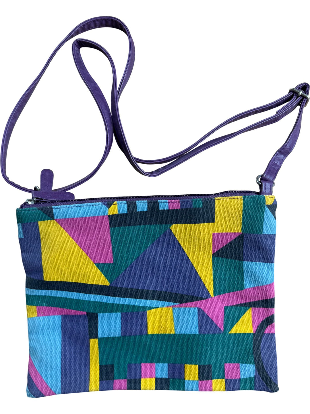 Quintessential Geometric Print Crossbody Bag