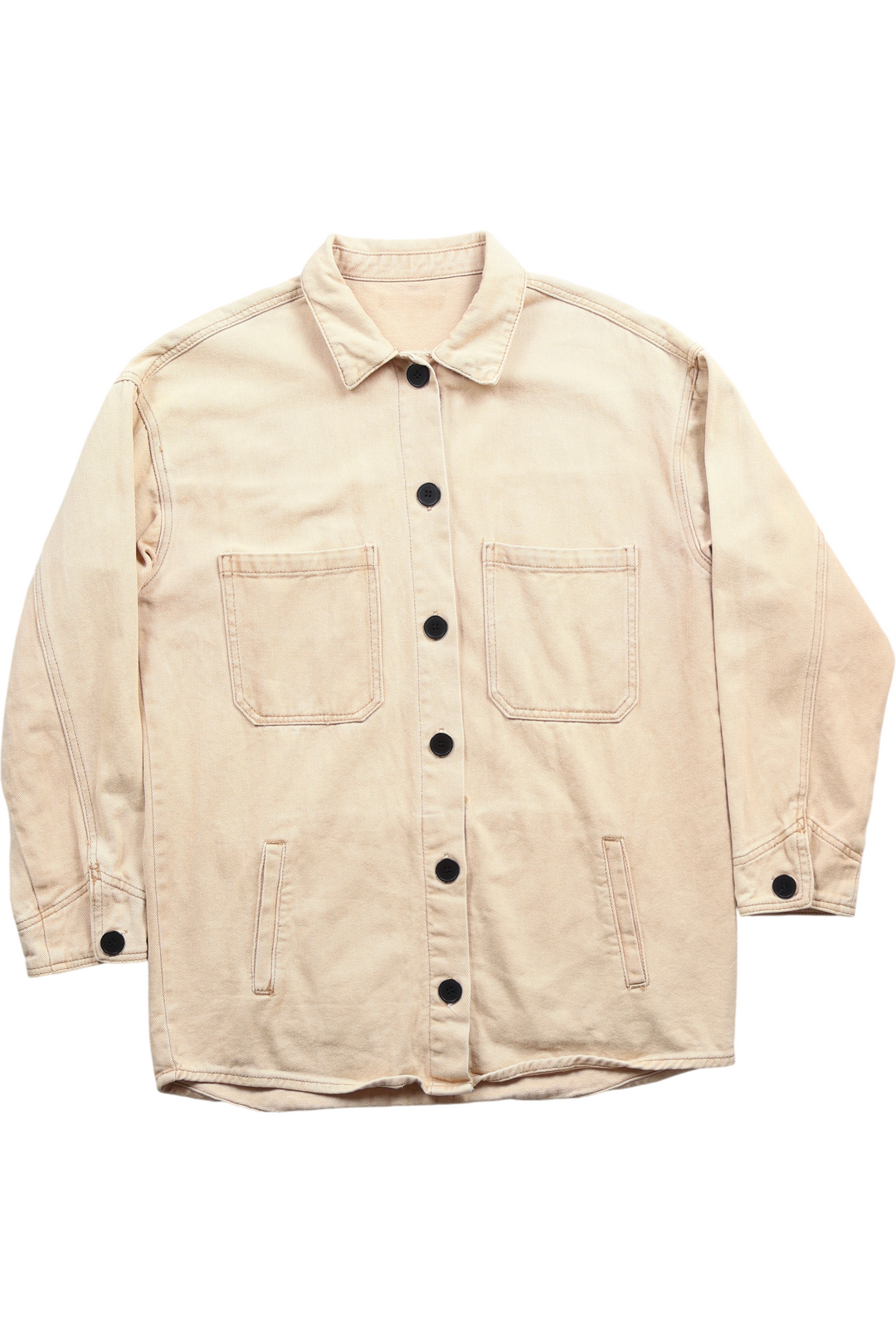 70's Beige Workwear Jacket - L - Think Vintage