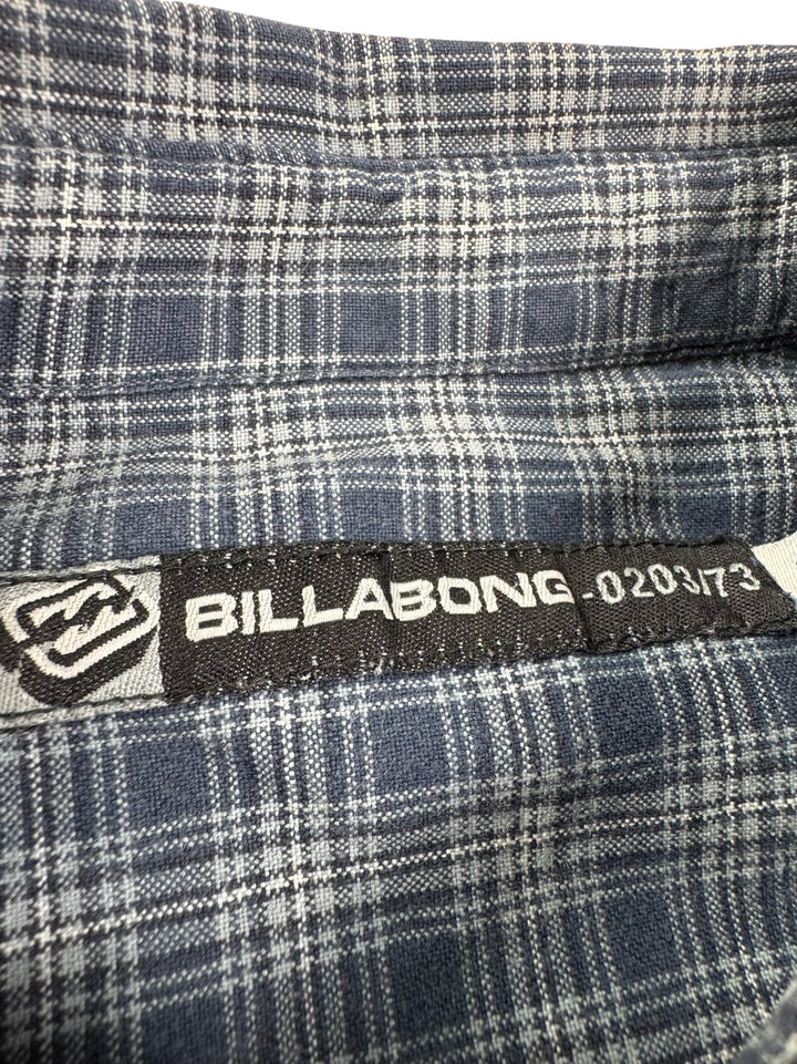 Billabong Checkered Long Sleeve Shirt - M