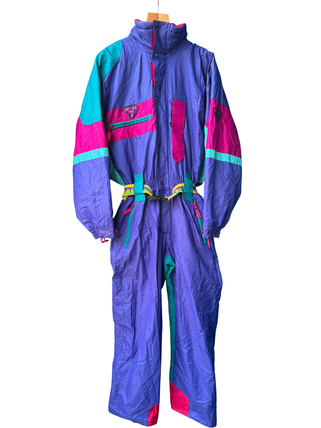 70s Degree 7 Colourblock Ski Suit - Think Vintage ltd