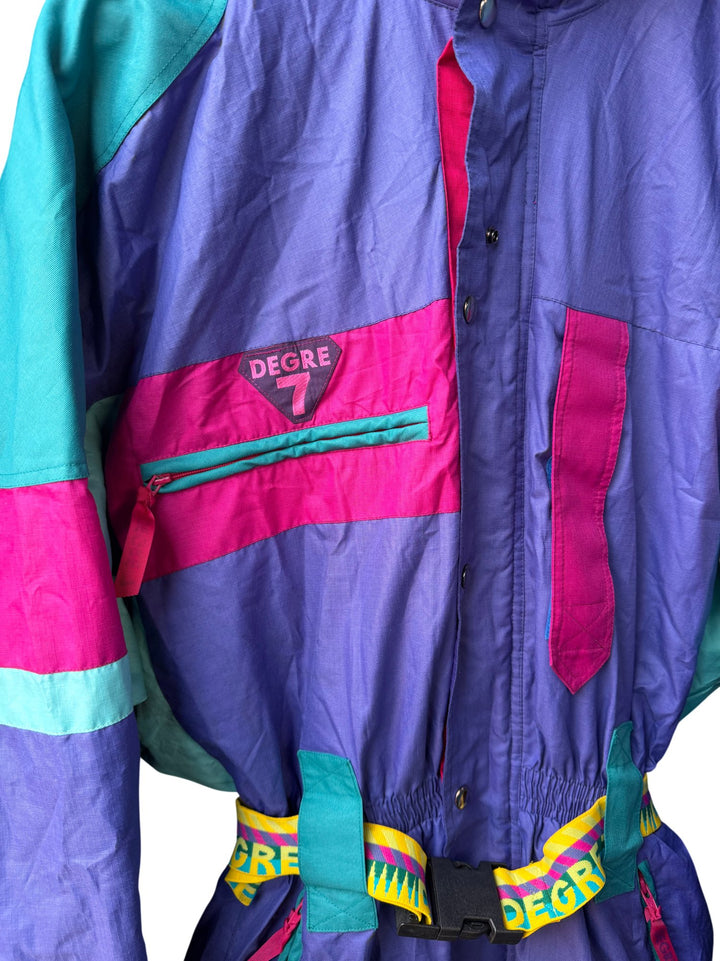 70s Degree 7 Colourblock Ski Suit - Think Vintage ltd