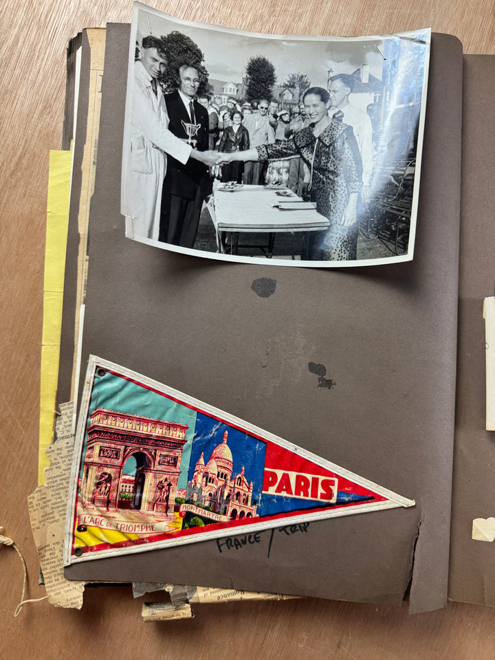 Vintage Scooter Archive Scrapbook – Original Photos, Newspaper Cuttings, Posters & Ephemera