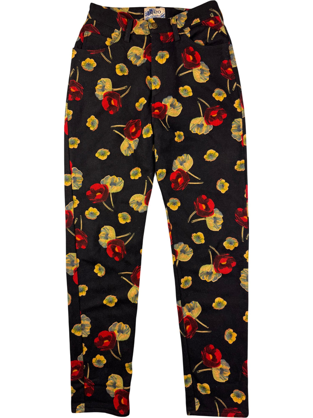 Kenzo Floral Patterned Trousers