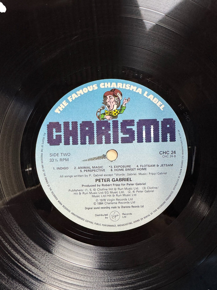 Peter Gabriel Vinyl Record Charisma Label - Very Good