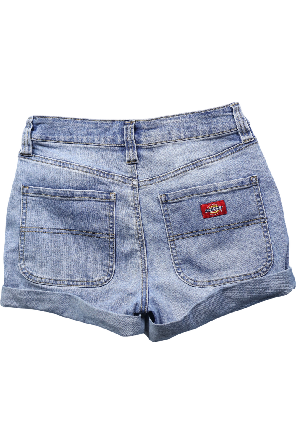 Dickies Roll-Up Denim Shorts - Think Vintage