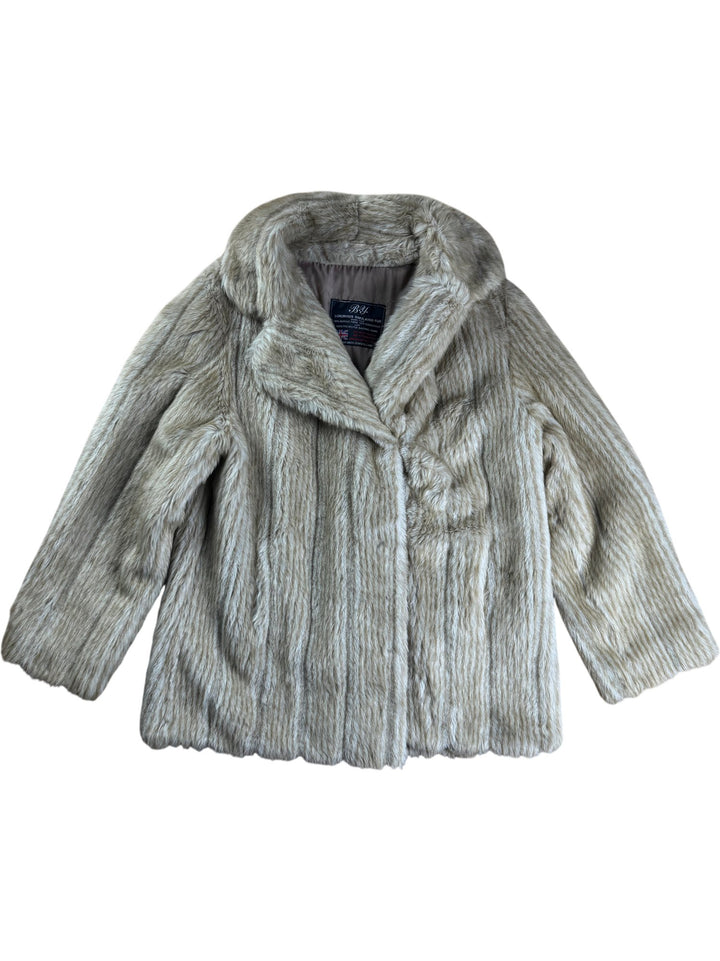 B.Y. Faux Fur Coat - M