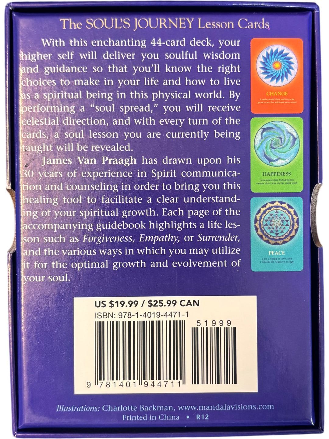 The Soul's Journey Lesson Cards Deck