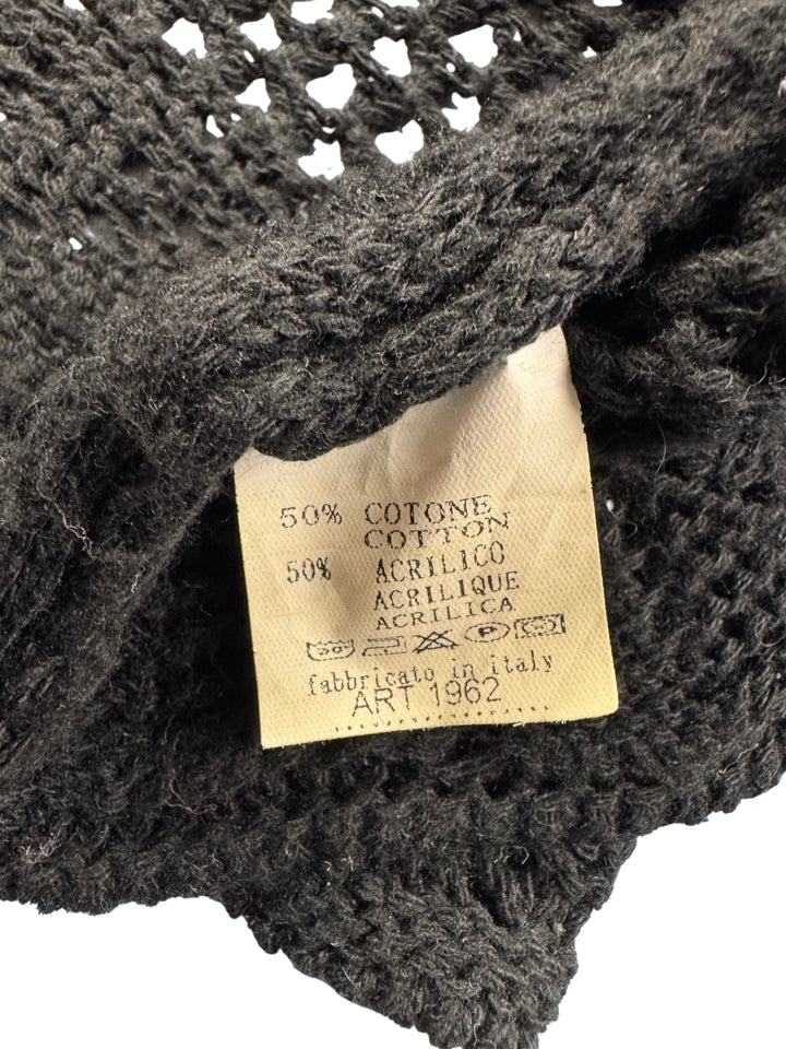 Italian Knit Brown Midi Skirt - S