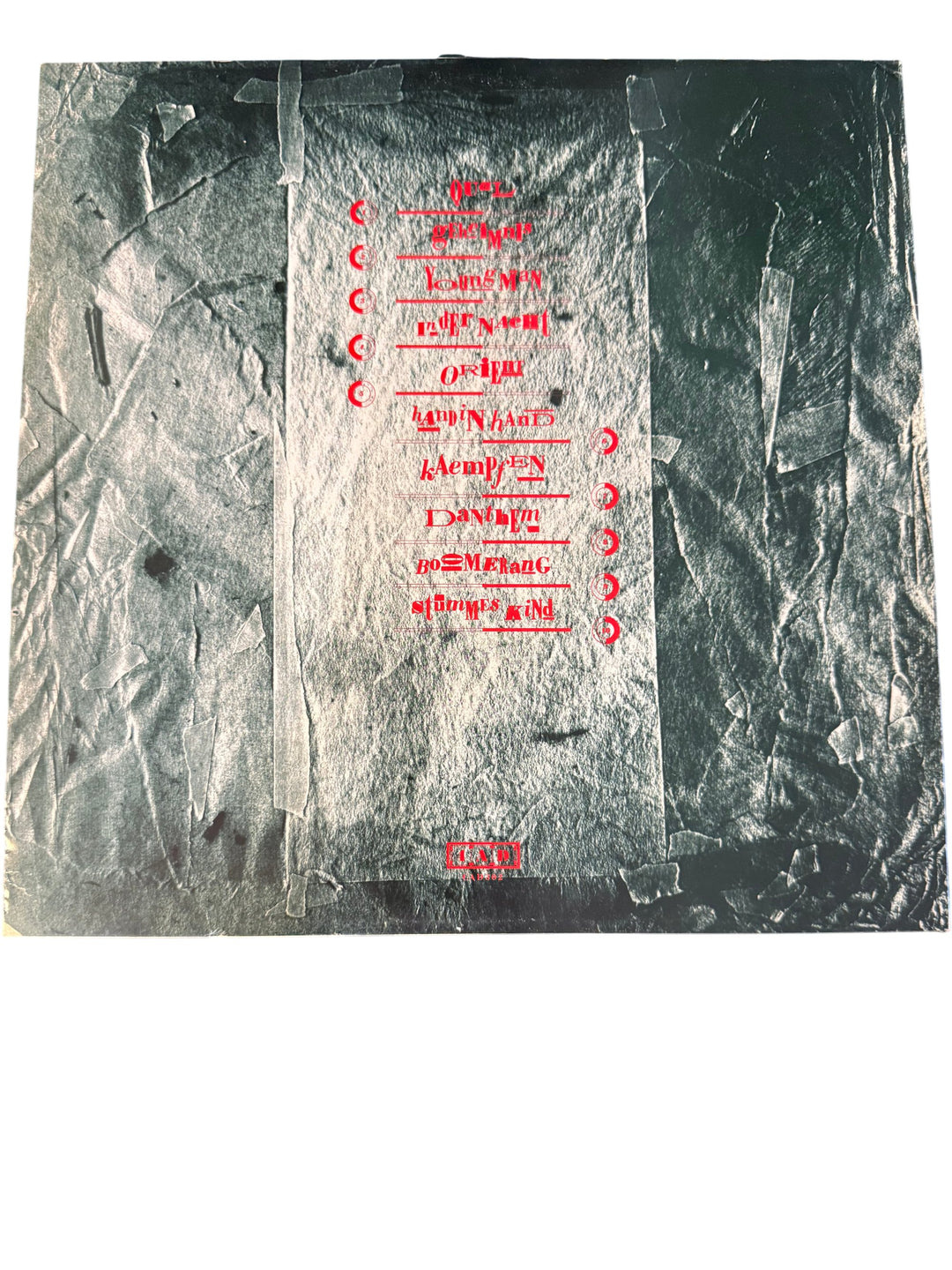 Xmal Deutschland Fetisch Vinyl Record