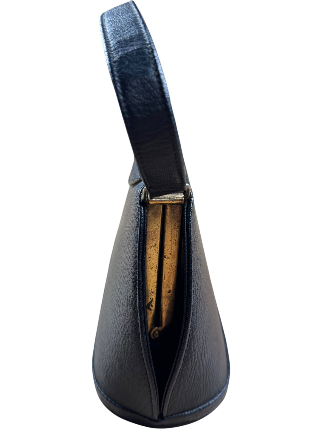 Black Structured Handbag