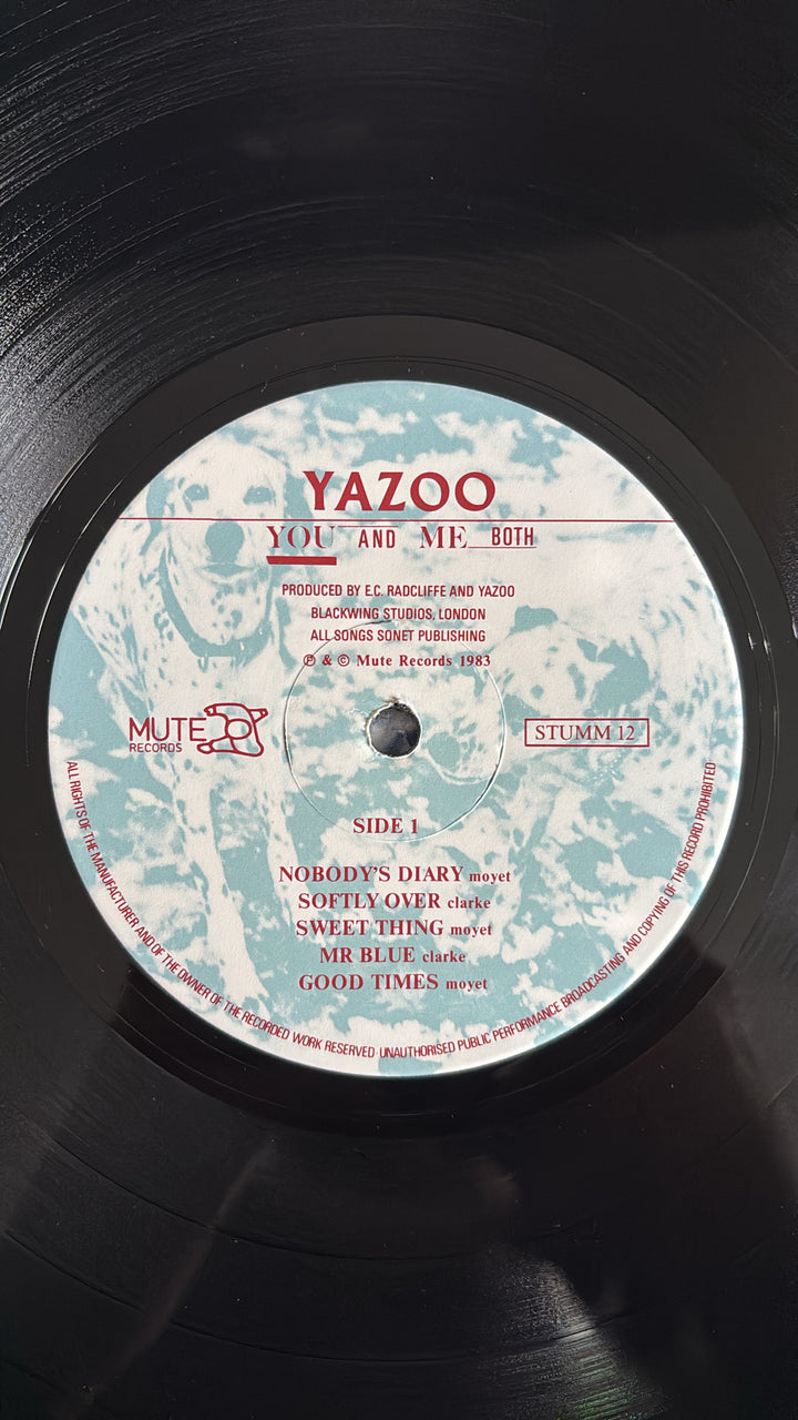 Yazoo You And Me Both Vinyl Record