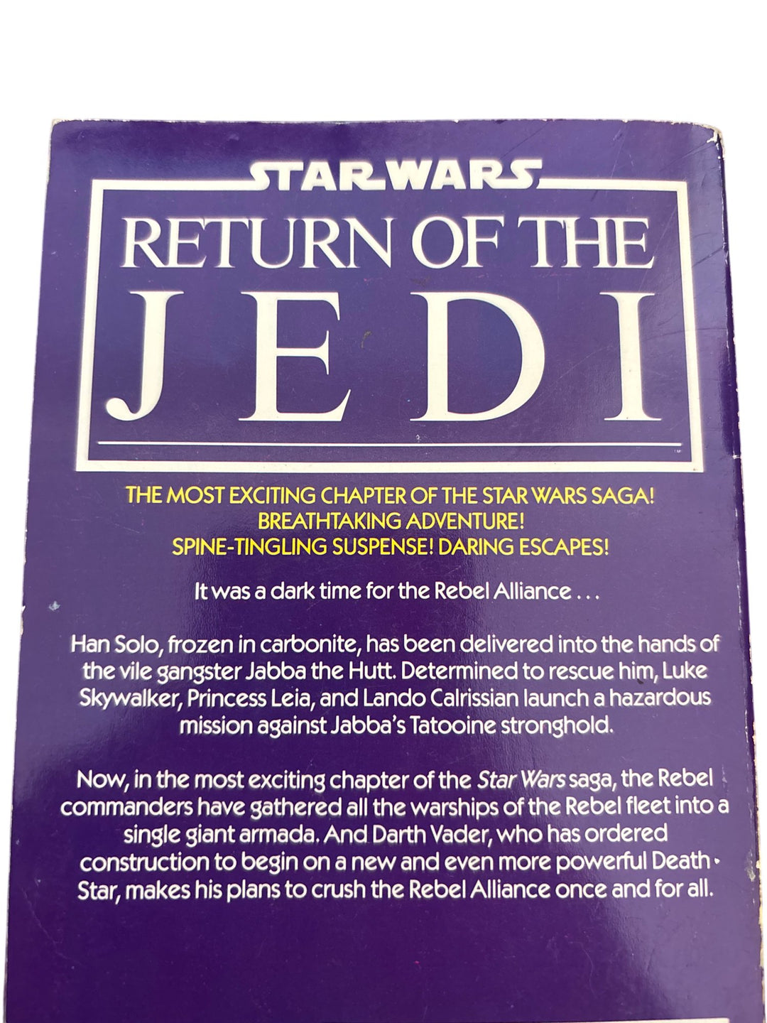 Star Wars Return Of The Jedi Novel