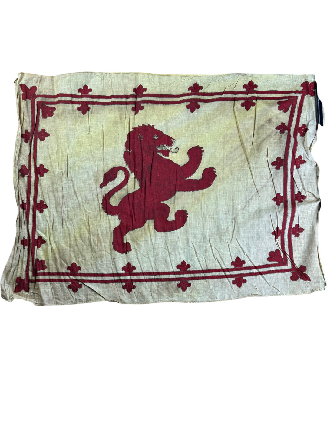 Lion Rampant Red Flag