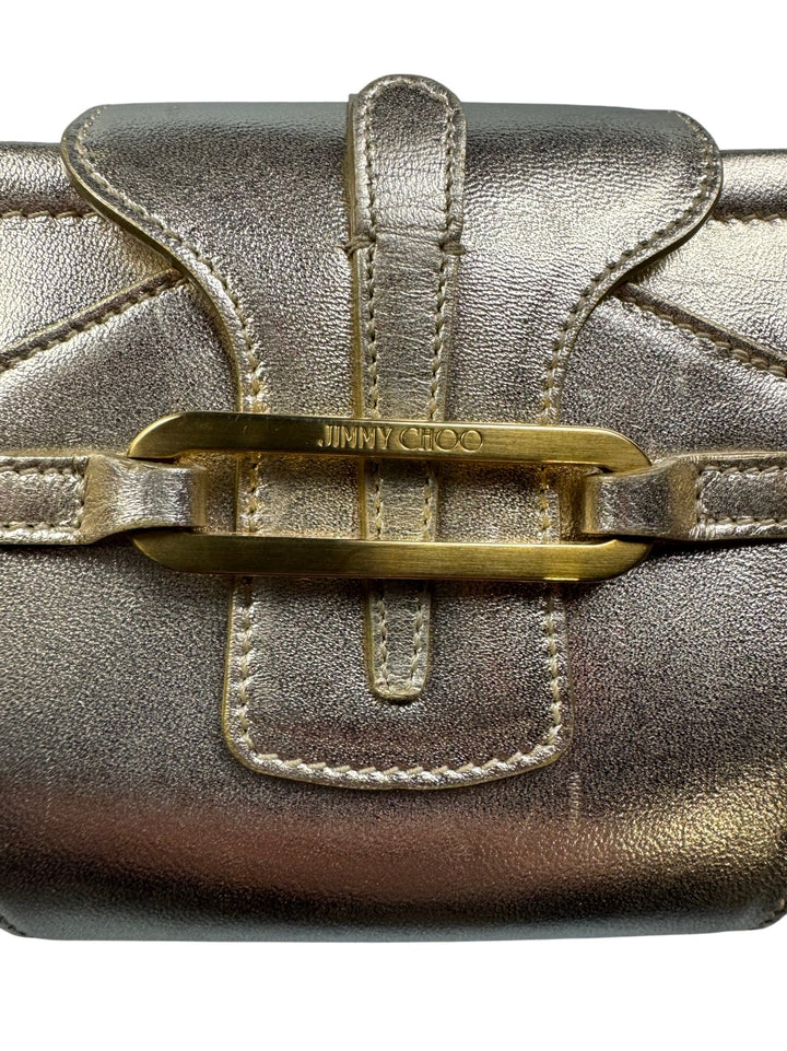 Jimmy Choo Metallic Clutch Bag