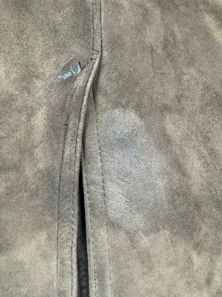 Durrani Bros Brown Shearling Leather Coat - L