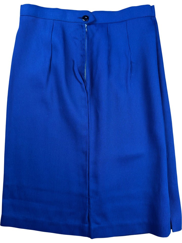 Vintage Blue High-Waisted Skirt - W32