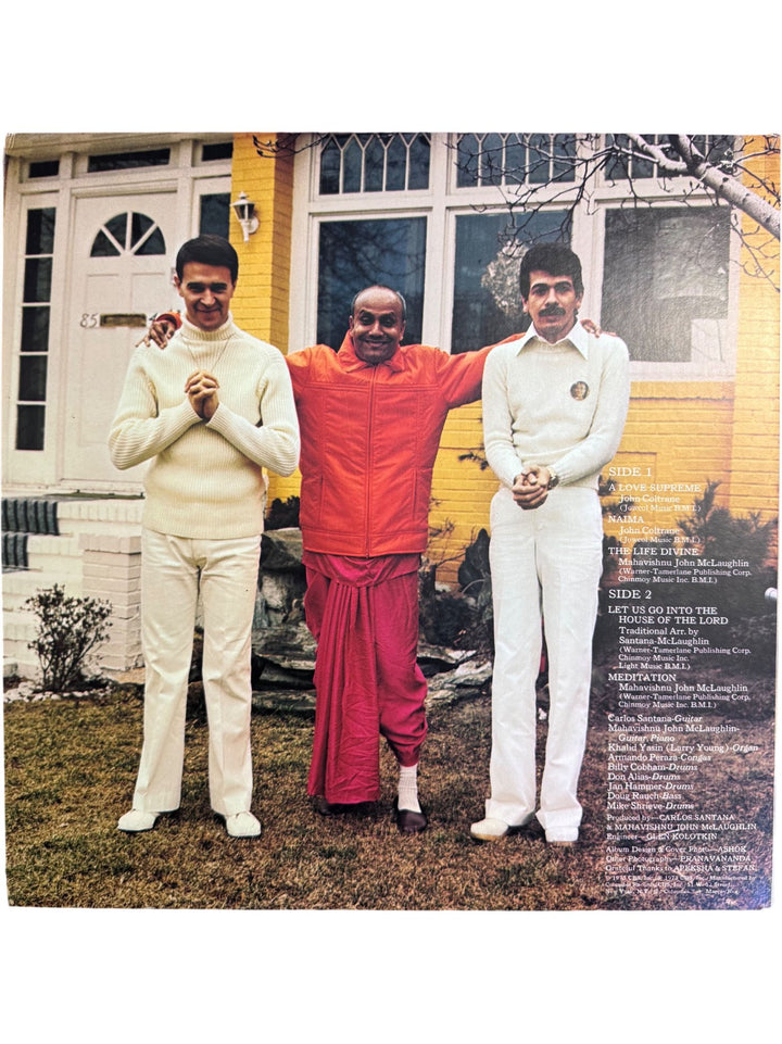 Carlos Santana & Mahavishnu John McLaughlin LP- Very Good