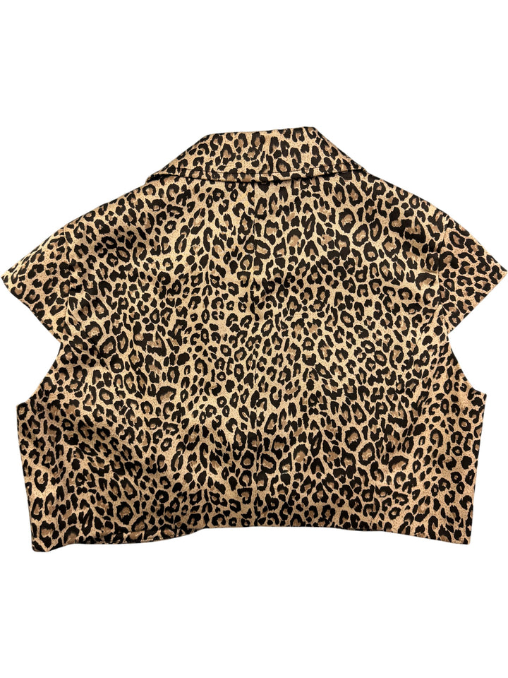 Gloss London Leopard Print Dress With Jacket - M
