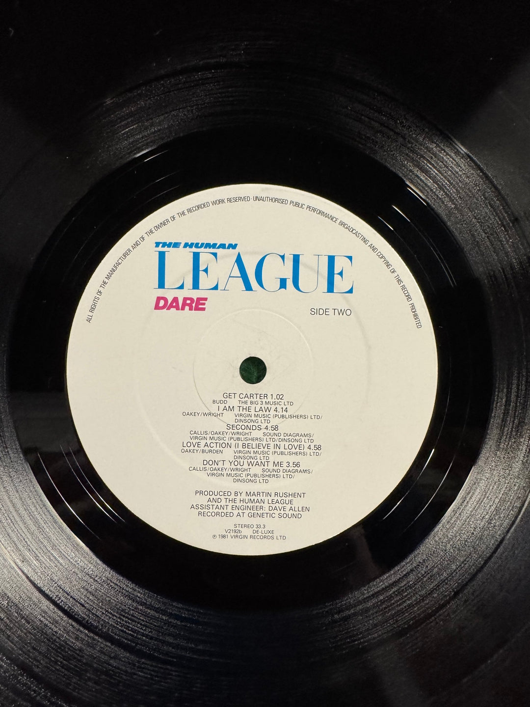The Human League Dare LP Record - Think Vintage