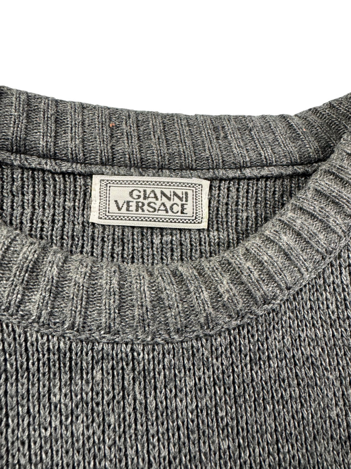 Versace Grey Long Sleeve Sweater - L