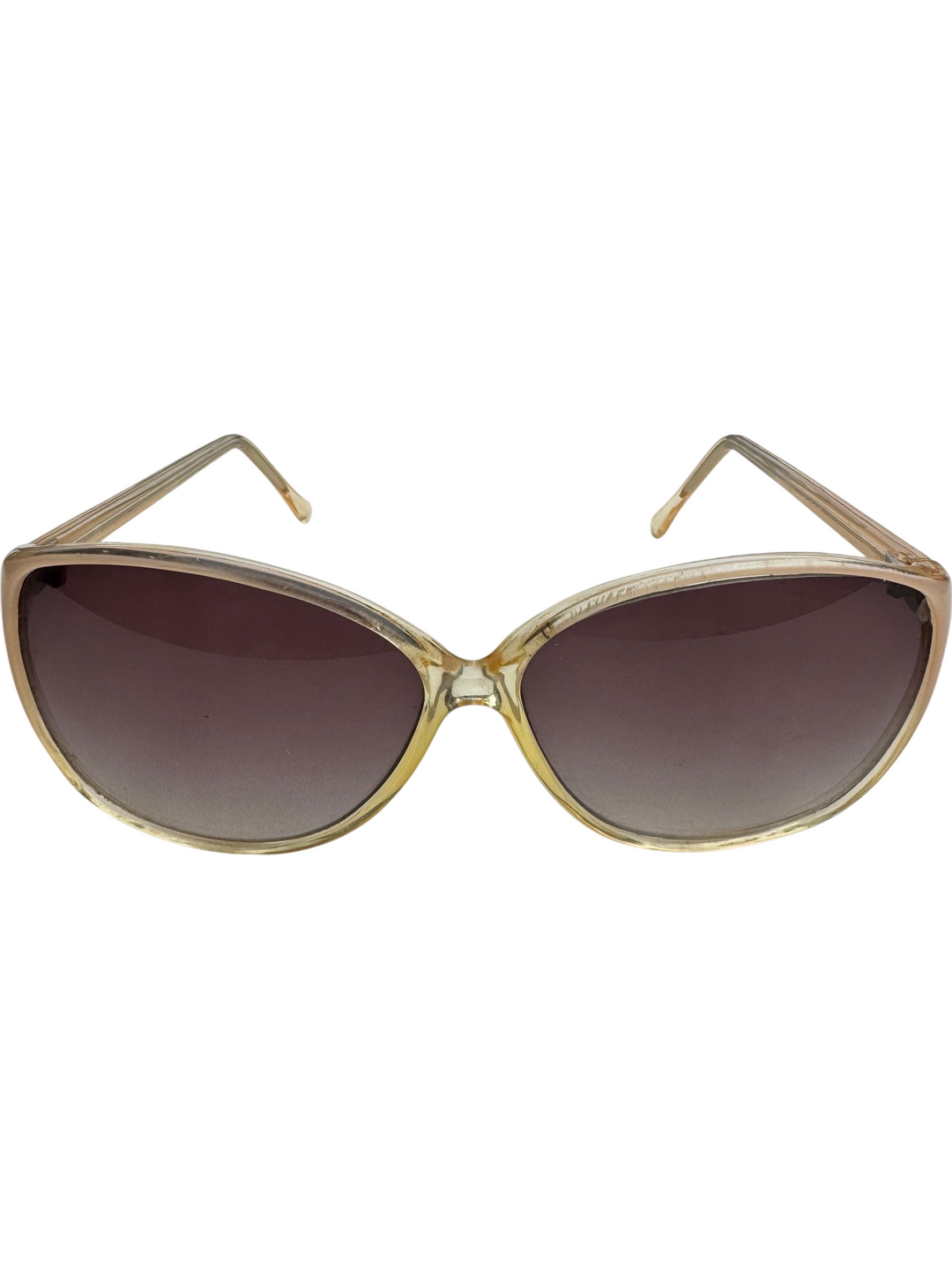 Gold Frame Cat-Eye Sunglasses - Think Vintage