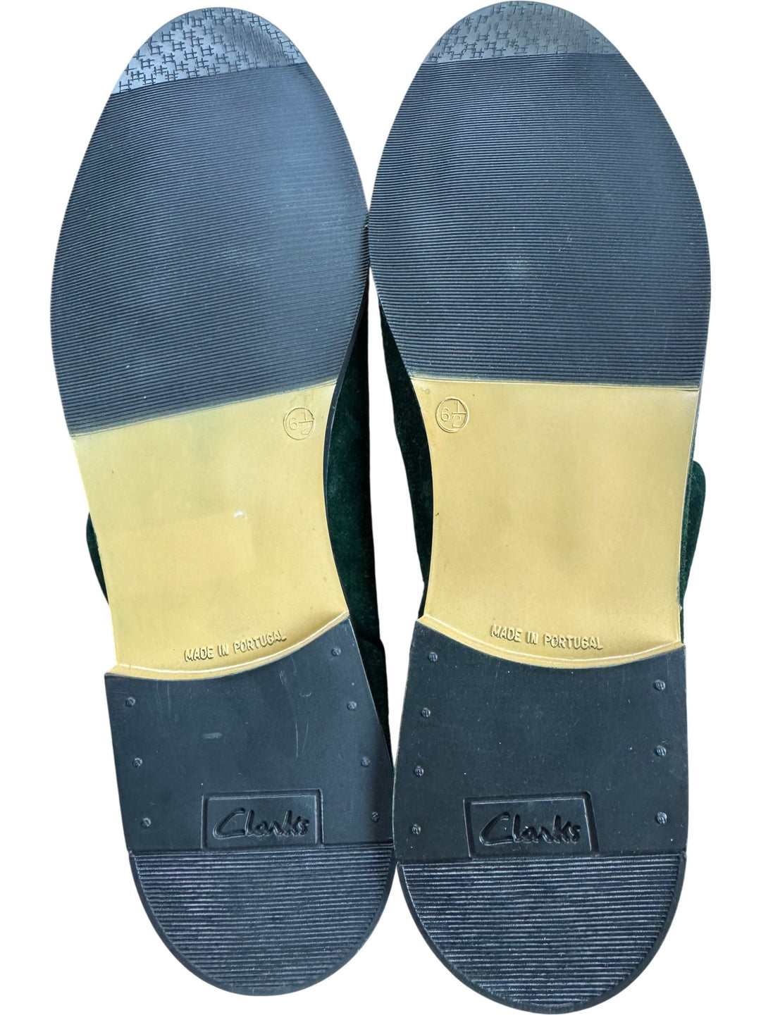 Clarks Green Suede Ankle Boots - 6.5
