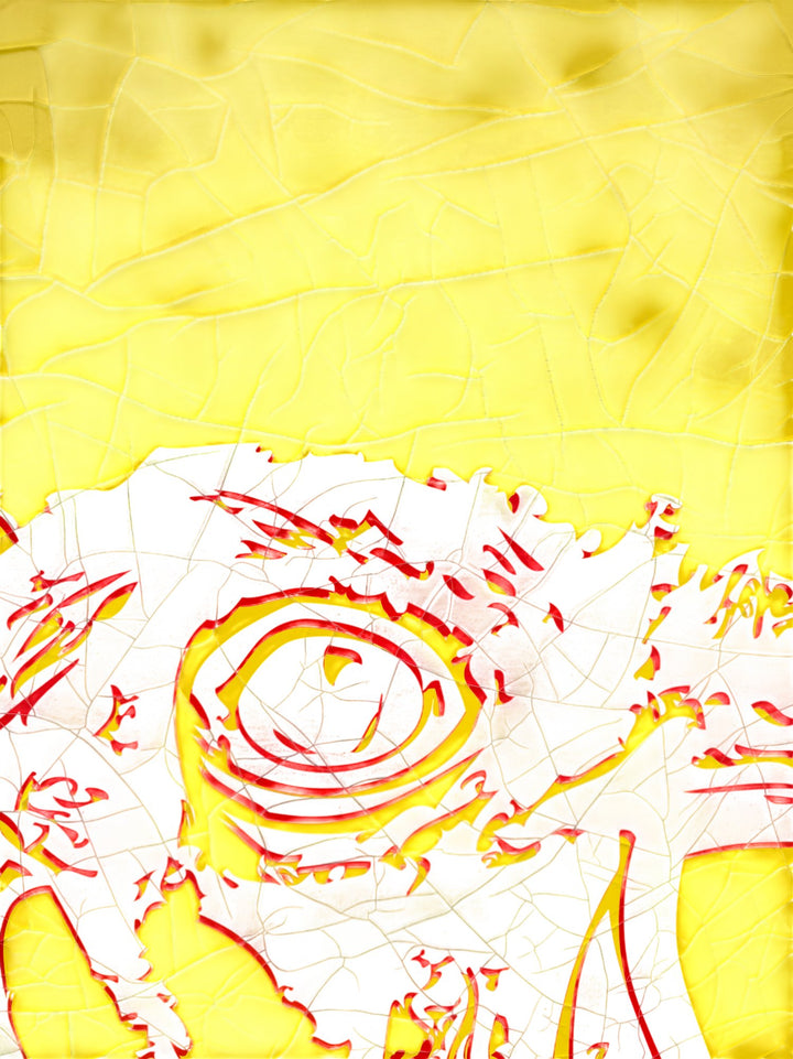 Crackle Finish Framed Artwork 'Best dressed chicken in town'