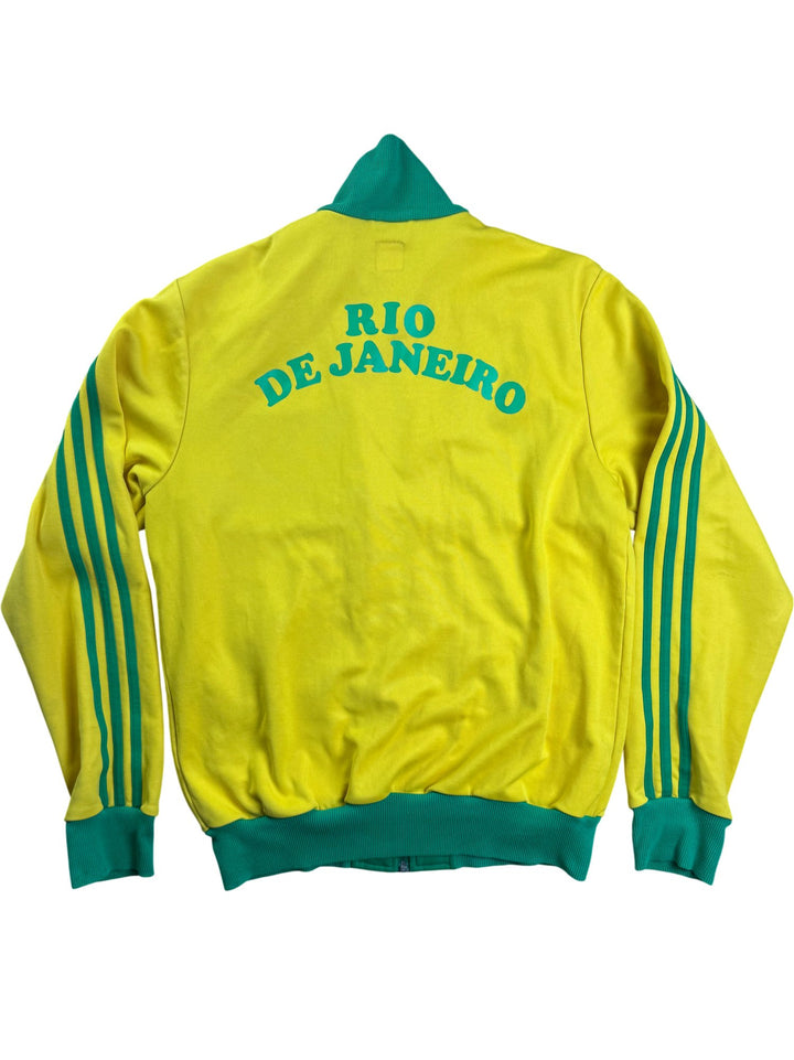 Adidas Yellow Green Track Jacket - M