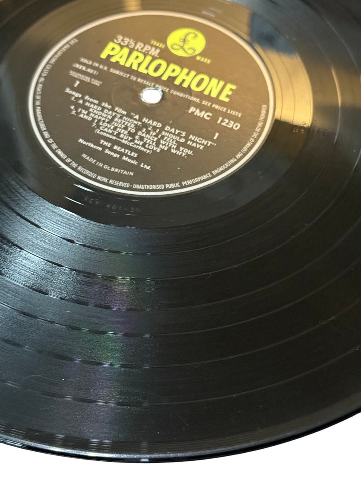 1964 Beatles A Hard Day's Night Parlophone Vinyl - 1st Press