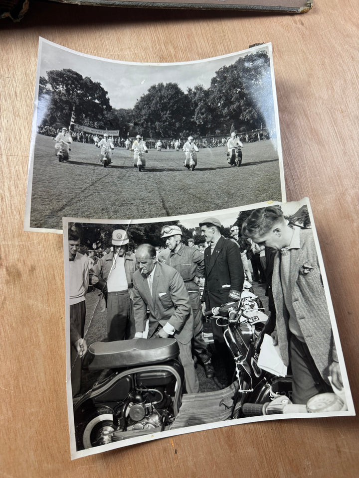Vintage Scooter Archive Scrapbook – Original Photos, Newspaper Cuttings, Posters & Ephemera