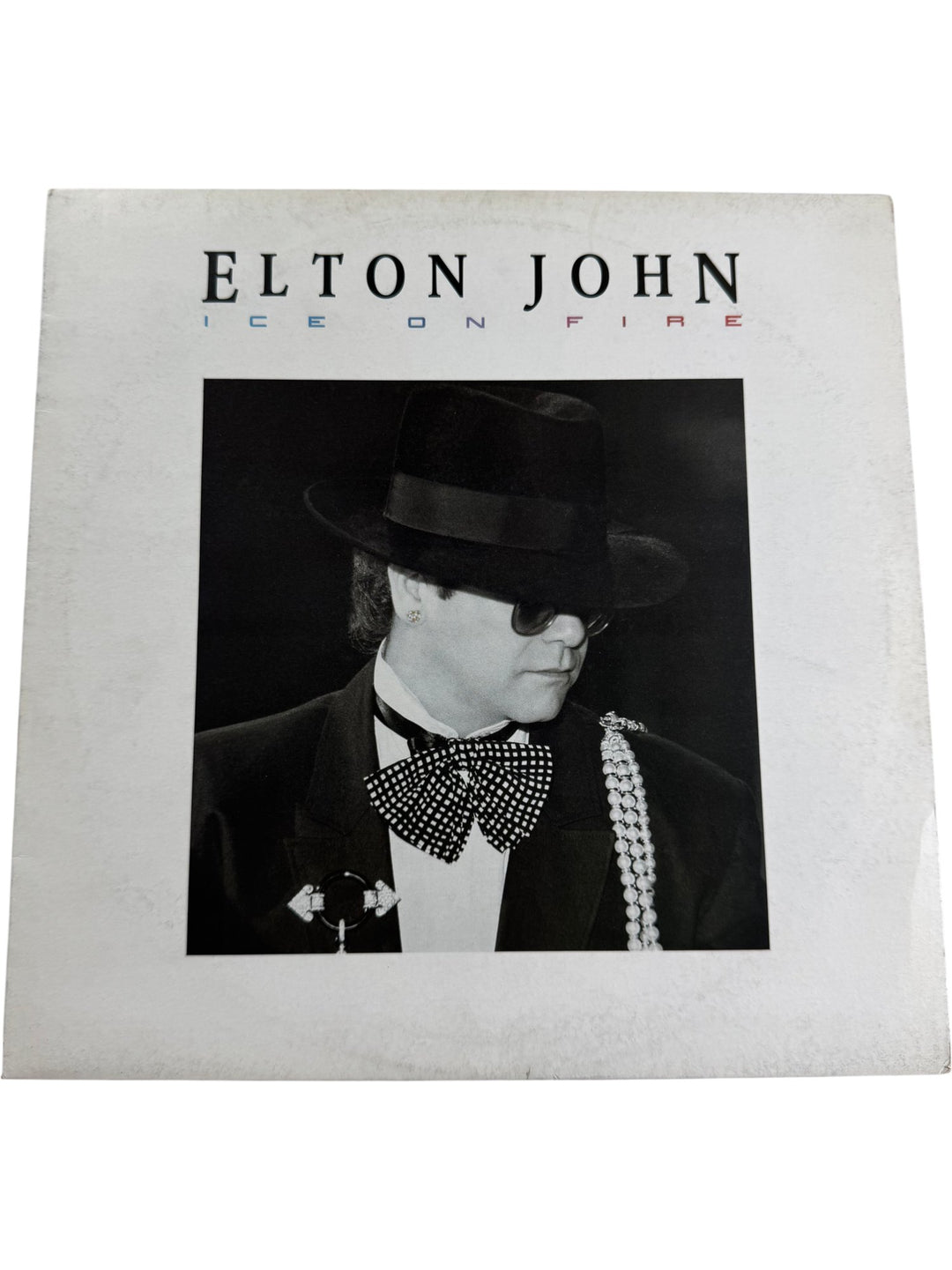 Elton John Ice On Fire Vinyl Album - Good+