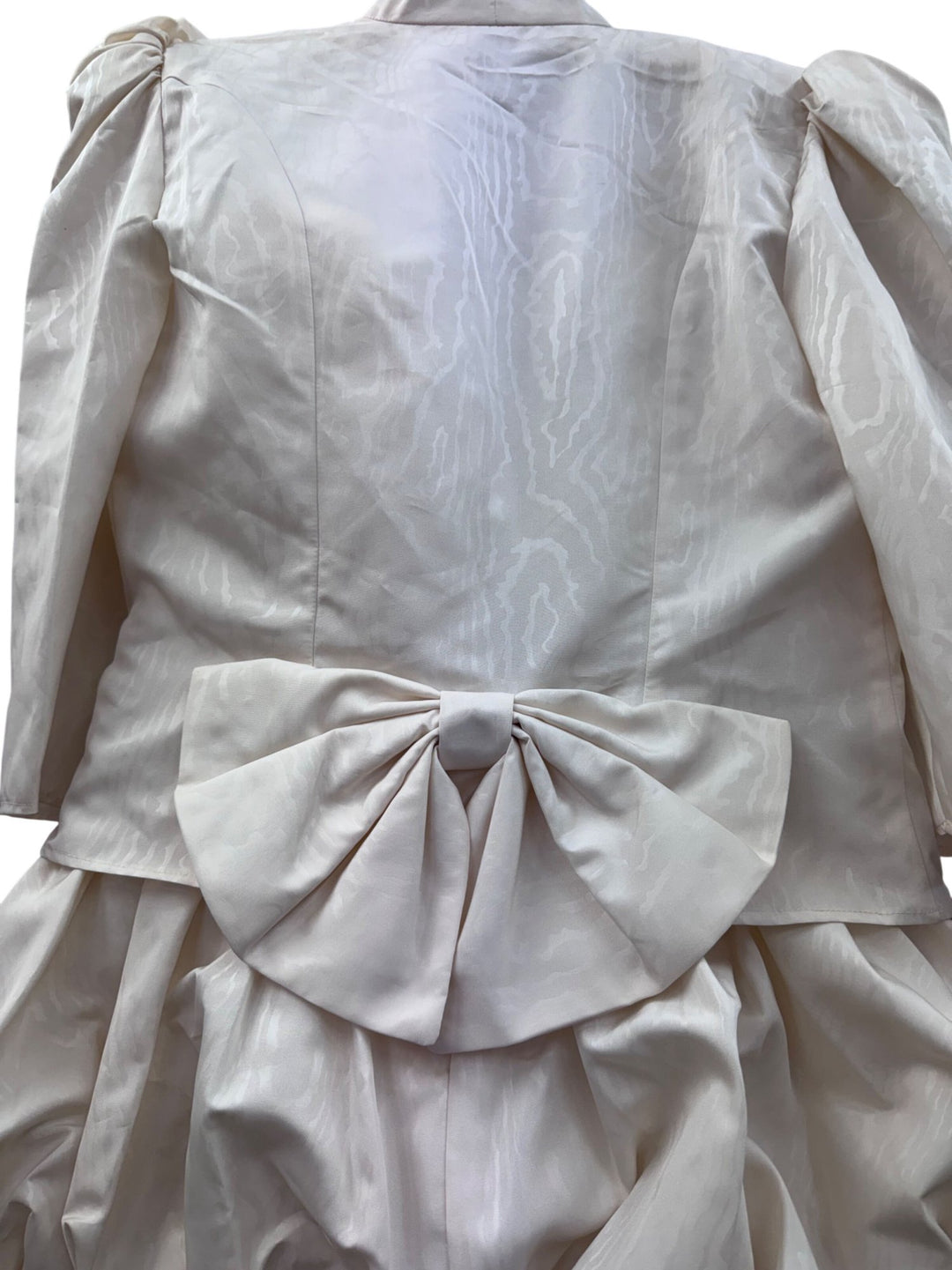 Pronuptia De Paris White Puff Sleeve Wedding Dress