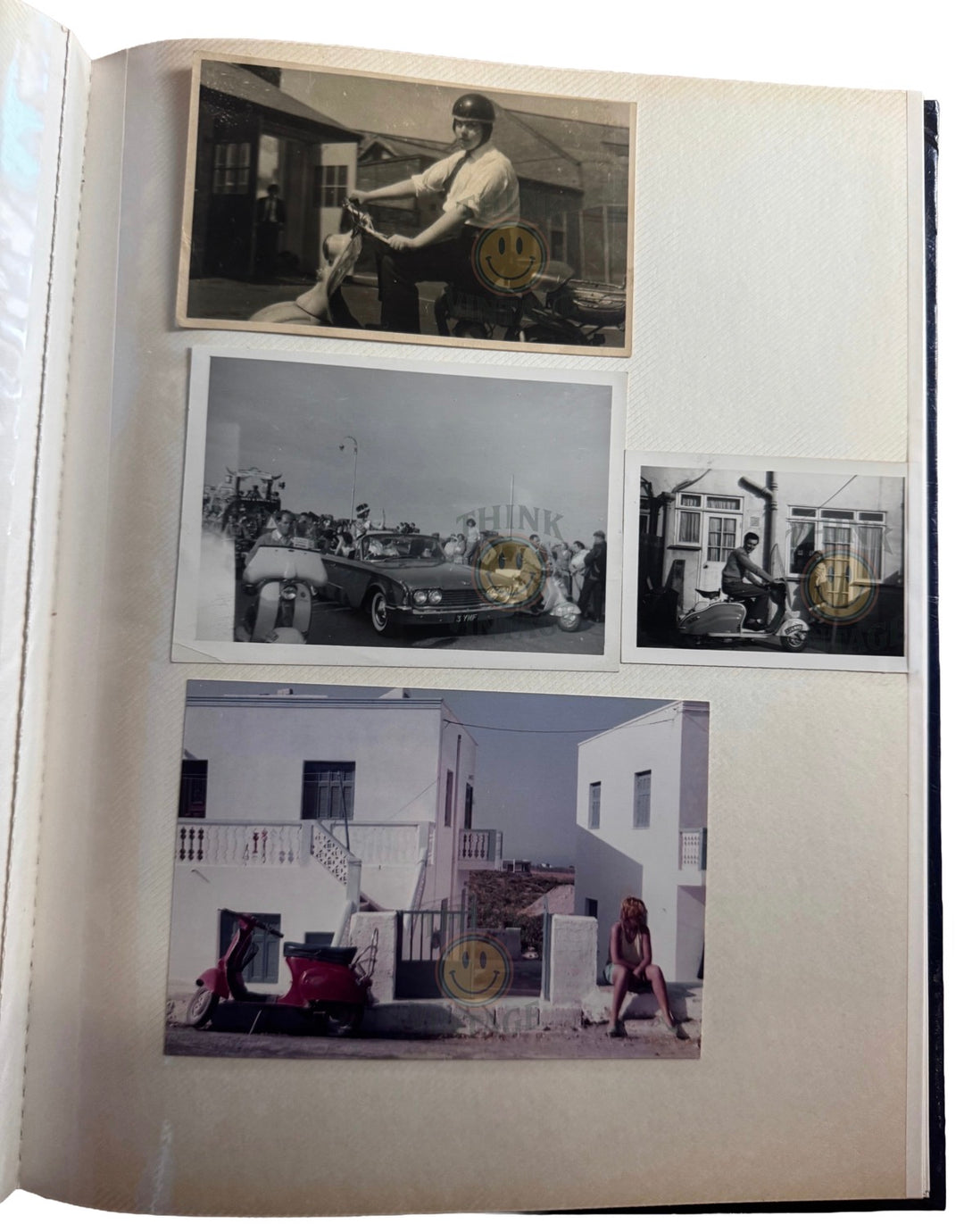 Collection of Vintage Scootering Photos & Cards