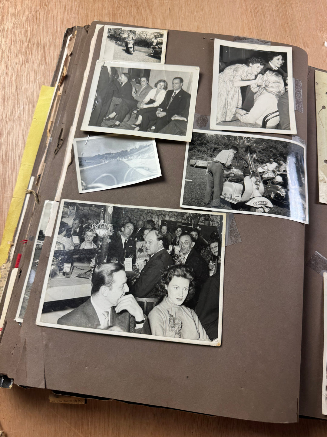 Vintage Scooter Archive Scrapbook – Original Photos, Newspaper Cuttings, Posters & Ephemera