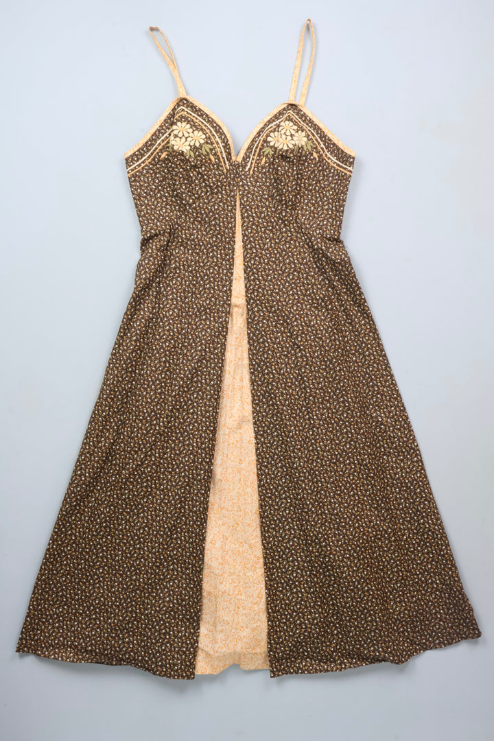 Vintage A-Line Embroidered Sundress