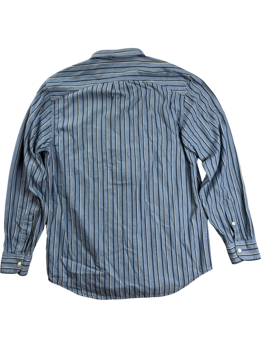 Lee Blue Striped Long Sleeve Shirt - M